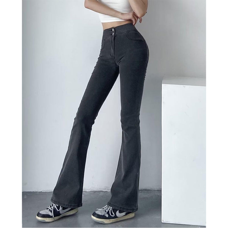 Women Jeans Flared Jeans Slim Fit