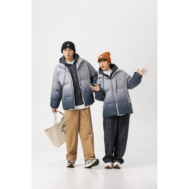 Unisex Coat Thermal Cotton-Padded Clothes Fake Two-Piece Thickened