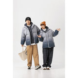 Unisex Coat Thermal Cotton-Padded Clothes Fake Two-Piece Thickened