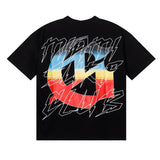 Godspeed T Shirts Beach Skull Surfboard Print Cotton Casual Short Sleeve Men and Women