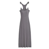 Women Dresses Sexy Strapless Invisible Suspender Dress Sexy Slim Fit