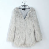 Women Fur Jacket Fashion Casual Fur Jacket