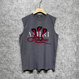 Amiri tank top new font cobra printing