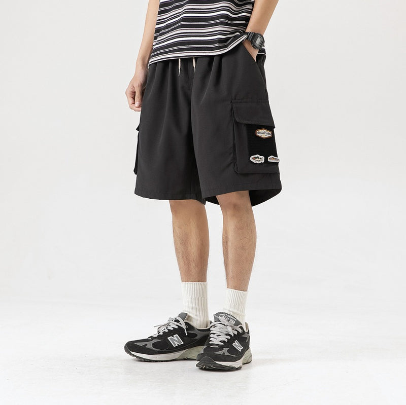 Unisex Shorts Retro Workwear Shorts Loose Casual
