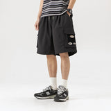 Unisex Shorts Retro Workwear Shorts Loose Casual