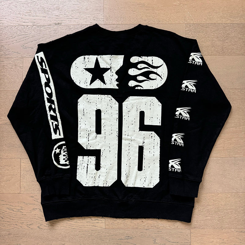 Hellstar Sweatshirts Retro Style High Street Trend