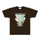 Casablanca T Shirts Fashion Print Street