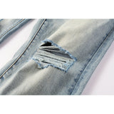 Purple Brand Jeans Pure Cotton High Street Trend