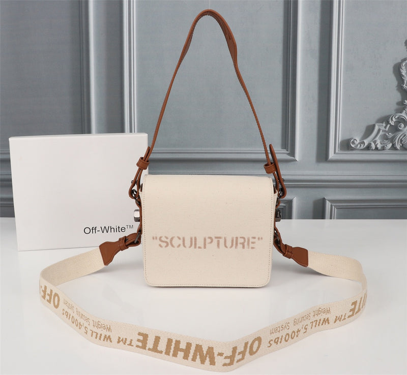 Off White Bag Casual Outdoor Convenient Tote Bag