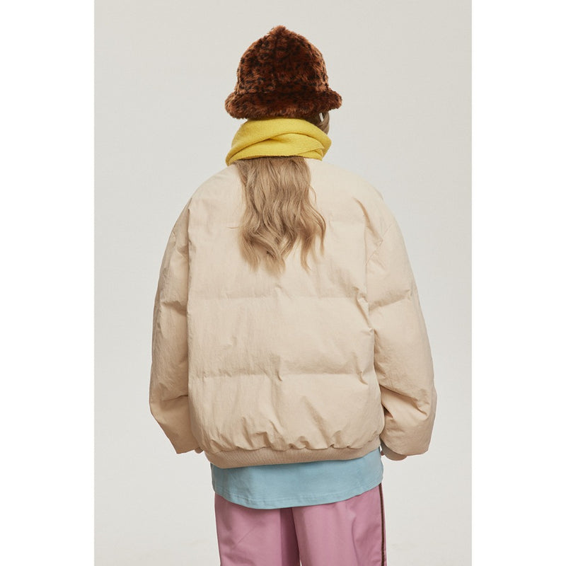 Unisex Coat Winter Thickened Couple Loose Baseball Uniform