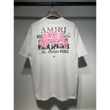 Amiri T Shirts Fashion Print Couple High Street