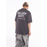 Unisex T-Shirts GALLERY DEPT Vintage Casual Cotton T-Shirt