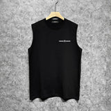 Amiri tank top small letter horizontal strip printing