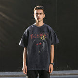 Mens Vintage T Shirt Short Sleeve T-Shirt Men's and Women's