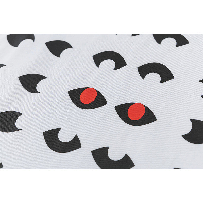 House Of Errors T-Shirt Eye of Truth Printed Short Sleeve Casual Loose T-Shirt