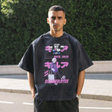 Mens Vintage T Shirt Short Sleeve T-Shirt Men