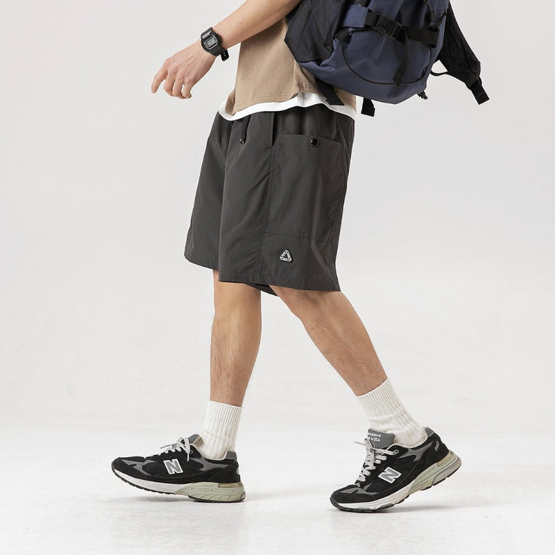 Unisex Shorts Retro Workwear Shorts Loose Casual
