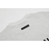 Fog Essentials T Shirts Spring/Summer FOG Double Line Letter Pattern Crew Neck Short Sleeves
