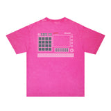 Amiri Washed Distressed T Shirt Printed Trendy Pure Cotton