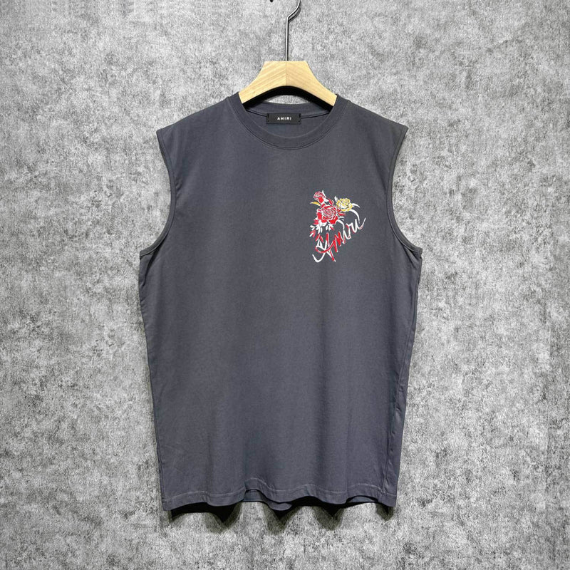 Amiri tank top flower printing
