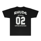 Rhude T Shirts Printed Trendy Pure Cotton