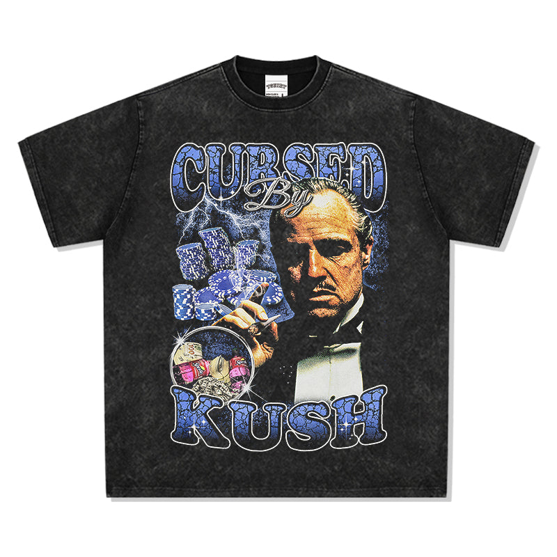 Cursed by kush t-shirt