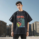 Mens Vintage T Shirt Old Short Sleeve T-Shirt Men