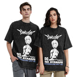 Neoned Genesised Evangelioned T-Shirt Vintage Anime Fashion