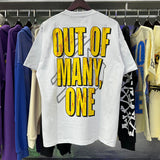 Godspeed T Shirts Astronaut Robot Printed Cotton Casual Short Sleeve Men and Women