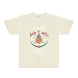 Casablanca T Shirts Fashion Print Street