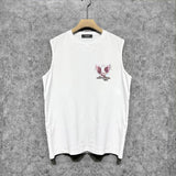 Amiri tank top flying eagle medal printing