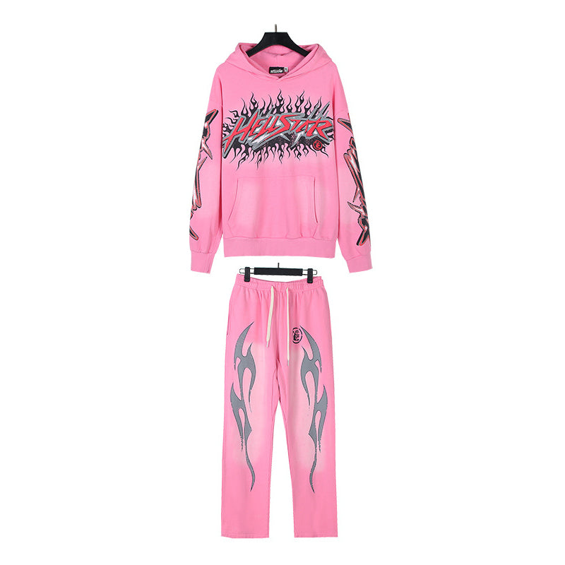 Hellstar Hoodie And Pants Two-Piece Set