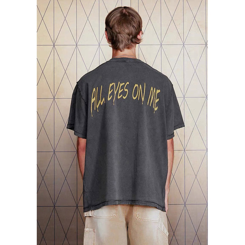 Unisex T-Shirts Vintage Loose High Street T-Shirts