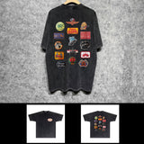 Amiri washed t-shirt multi-chapter short sleeves