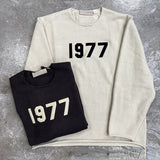 Fear of God Essentials 1977 Knit Hoodie round Neck Sweater Loose Large Size Men and Women