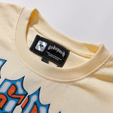 Godspeed T Shirts Star Shock Skull Print Cotton Casual Short Sleeve Men and Women