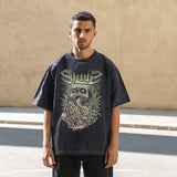 Mens Vintage T Shirt Short Sleeve T-Shirt Men