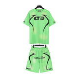 Hellstar T-Shirt And Shorts Two-Piece Set