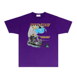 Rhude T Shirts Printed Trendy Pure Cotton