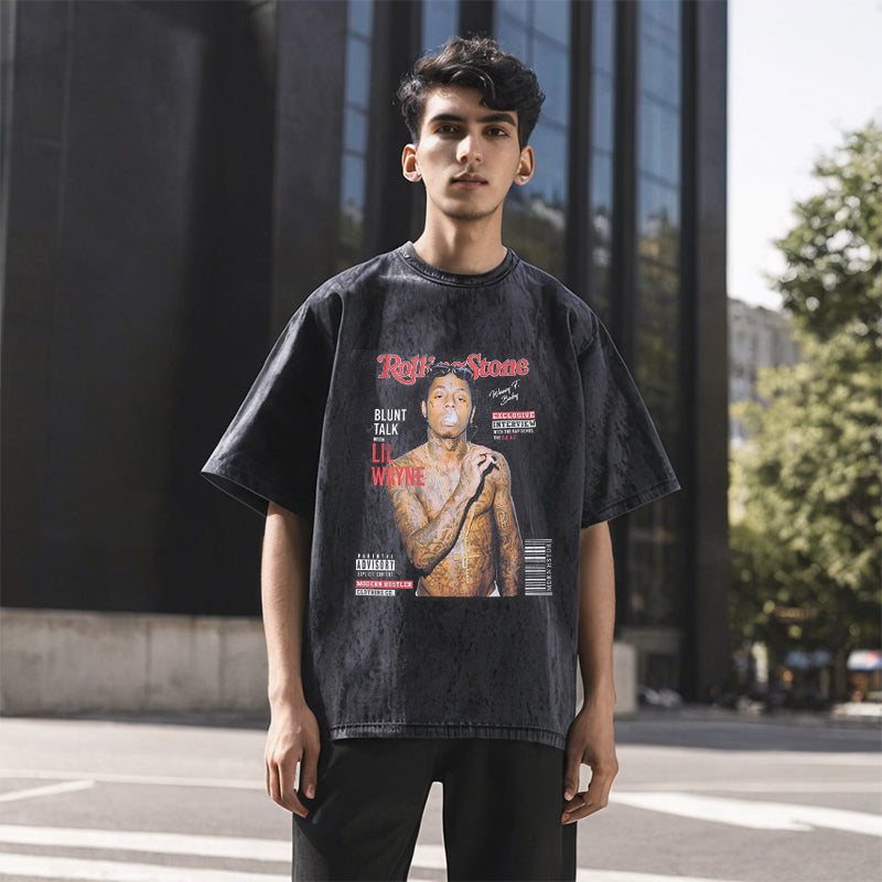 Mens Vintage T Shirt Retro Shirt Men's Casual