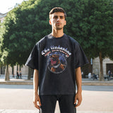 Mens Vintage T Shirt Short Sleeve T-Shirt Men