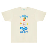 Casablanca T Shirts Fashion Print Street