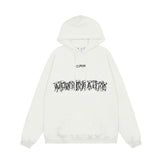 OFF WHITE Hoodie Trendy Street Style Personalized Cotton
