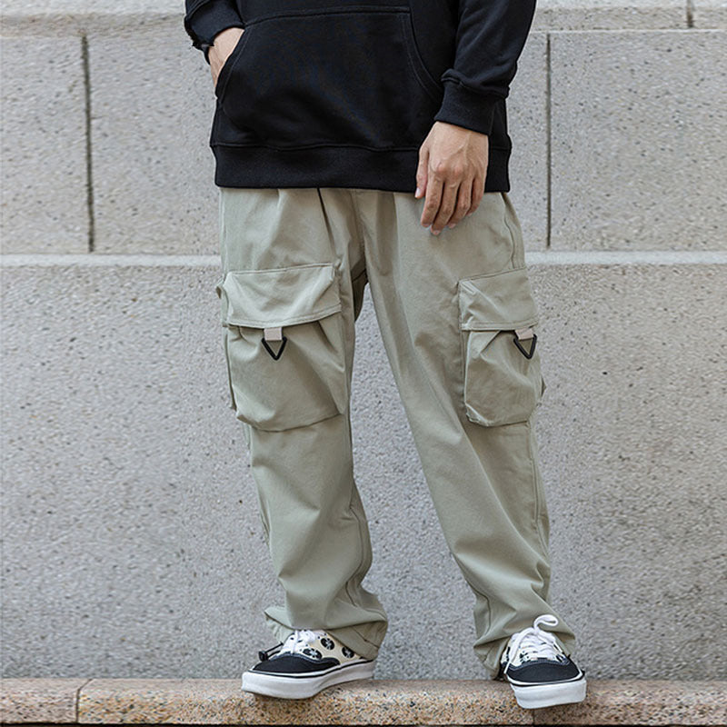 Cargo Pants Adjustable Drawstring Japanese