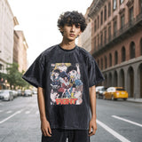 Mens Vintage T Shirt Old Short Sleeve T-Shirt Men