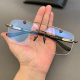 CHH Chrome Hearts Glasses Pure Titanium Vintage Frameless Myopia Frames