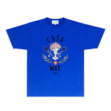 Casablanca T Shirts Fashion Print Street