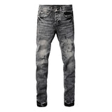 Purple Brand Jeans Pure Cotton High Street Trend #9105