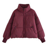Women Cotton Coat down Jacket Loose Thick