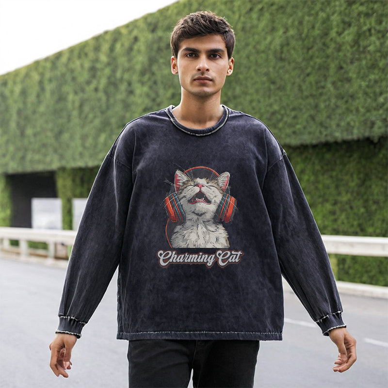 Men's Vintage Long Sleeve Shirt